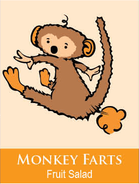 monkey farts bath paints