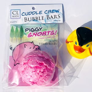 piggy snorts bubble bar
