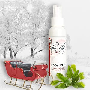 Sleigh Ride room body spray, Christmas fragrance holiday smell
