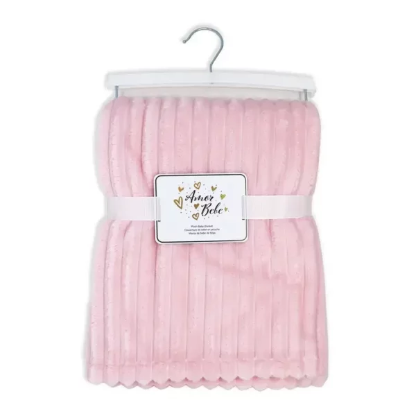 pink blanket, baby girl, soft blanket, baby shower gift