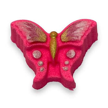 pink butterfly bath bomb product img