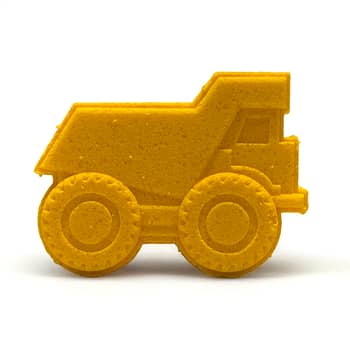 yellow dump truck image 1