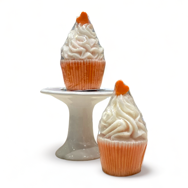 orange cupcake soap main image
