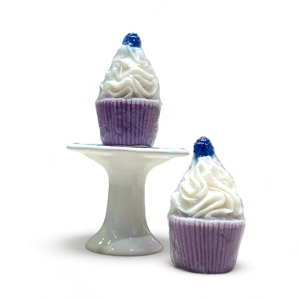 purple cupcake soap