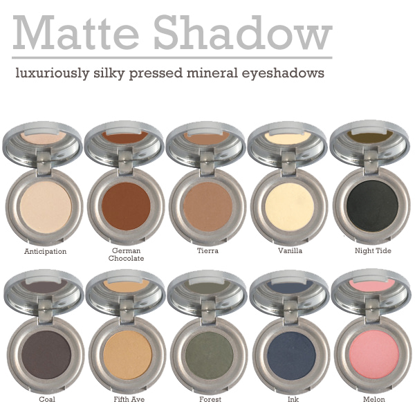 Matte Pressed Mineral Shadows